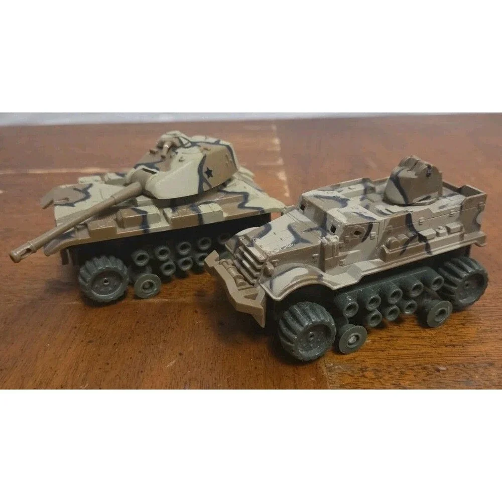 Schaper Stomper 4x4 Mobile Force Tanks Half-Tracks Not Work For Parts 1980s Vntg